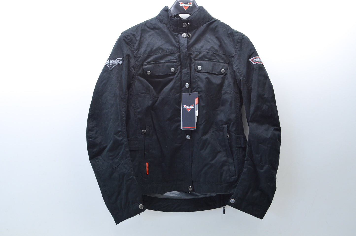 New OEM Victory Womens Small Black Skye Motorcycle Jacket NOS