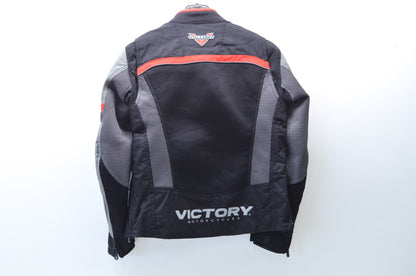 New OEM Victory  Womens Medium Black/Red Skyline Mesh Motorcycle Jacket NOS