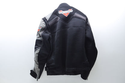New OEM Victory  Mens Large Black/Grey Medina Mesh Motorcycle Jacket NOS