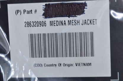 New OEM Victory  Mens Large Black/Grey Medina Mesh Motorcycle Jacket NOS