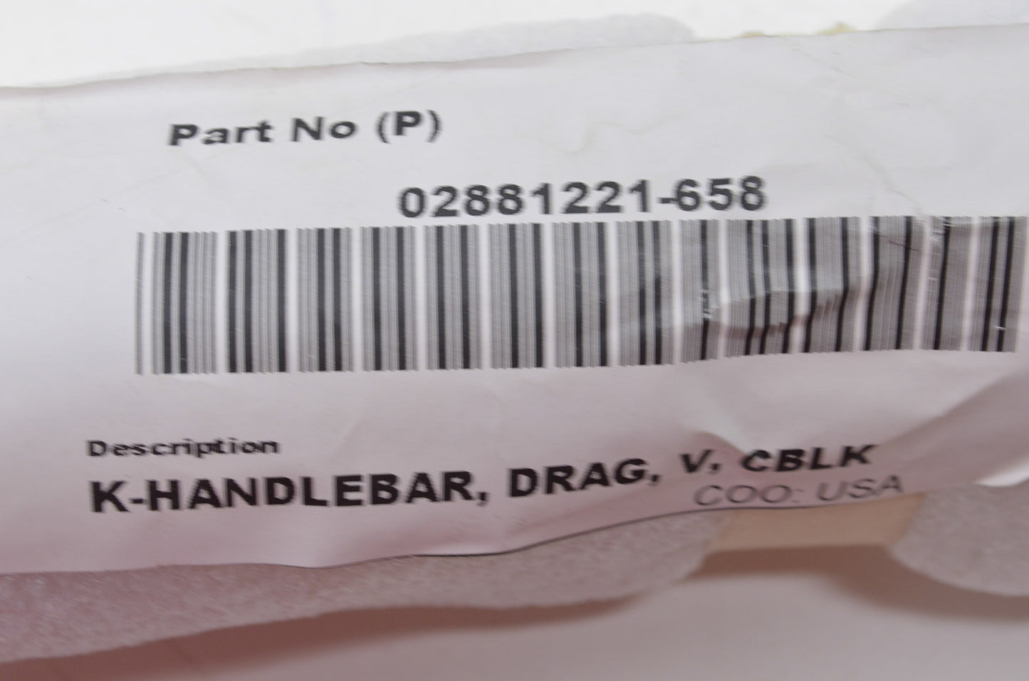 New OEM Victory Octane Drag Handlebar NOS