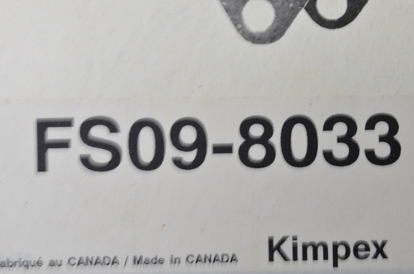 Kimpex FS09-8033 Gasket Kit NOS