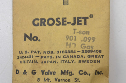 New Grose Jet Float Valve NOS