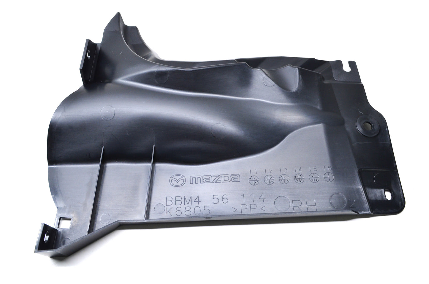 New OEM Mazda Right Under Engine Compartment Splash Guard NOS