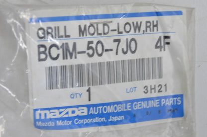OEM Mazda BC1M-50-7J0 Lower Right Grill Molding NOS