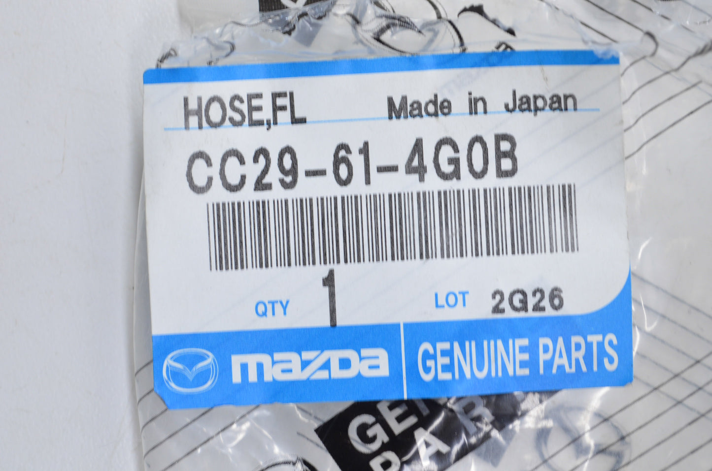 New OEM Mazda AC Discharge Hose NOS