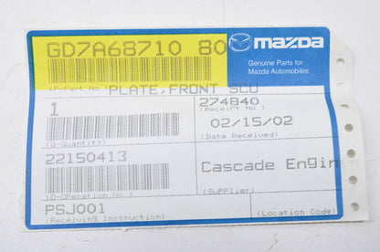 OEM Mazda GD7A-68-710-80 Tan Interior Sill Plate NOS