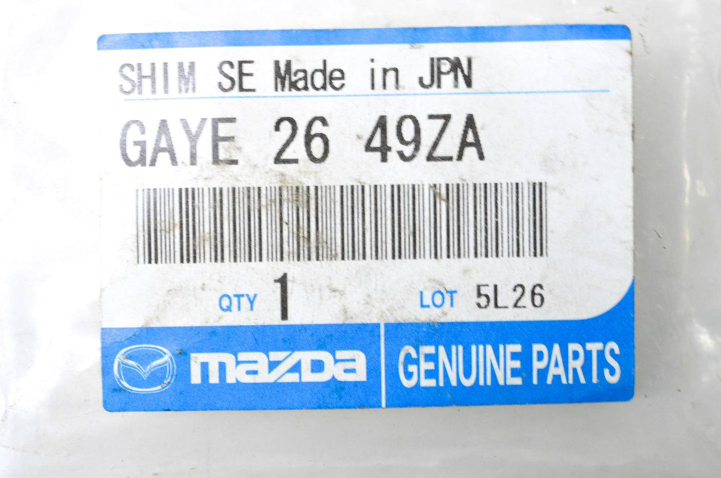 New OEM Mazda Rear Brake Hardware Kit NOS