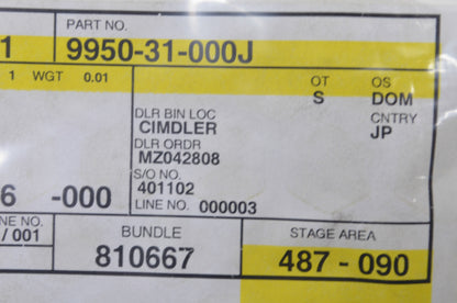 OEM Mazda 9950-31-000J Plug NOS