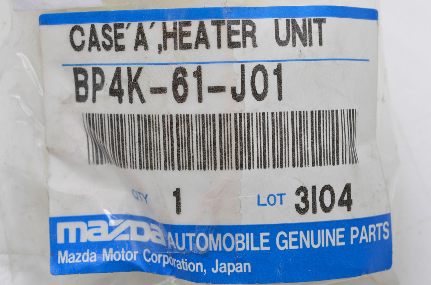 OEM Mazda BP4K-61-J01 Cooling Unit Case A NOS