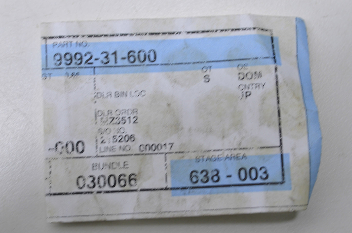 OEM Mazda 9992-31-600 Castle Nut NOS