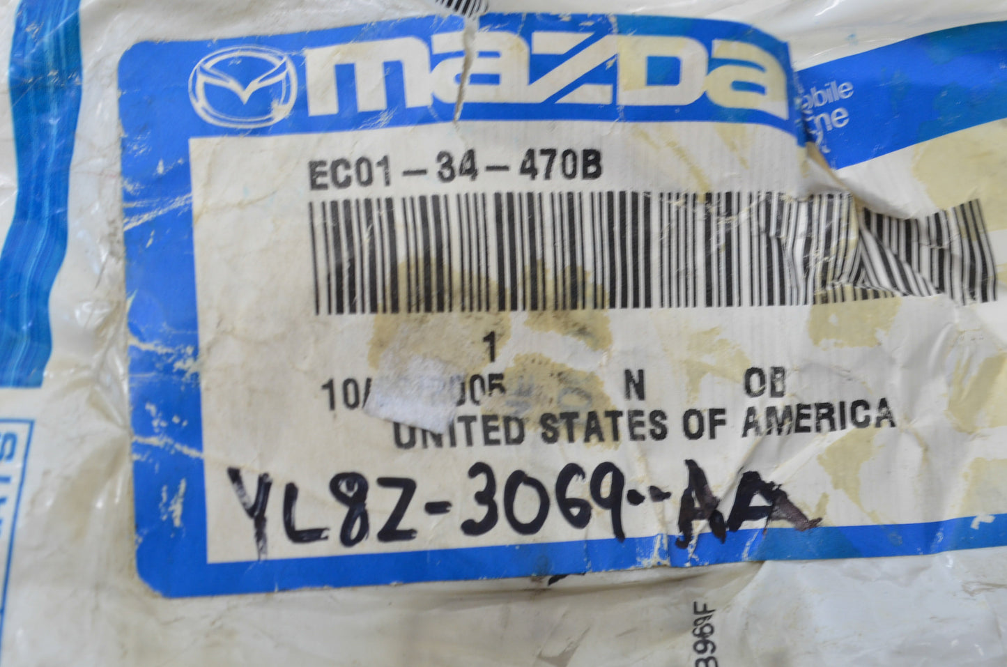 OEM Mazda YL8Z-3069-AA, EC01-34-470B Lower Control Arm Bushing NOS