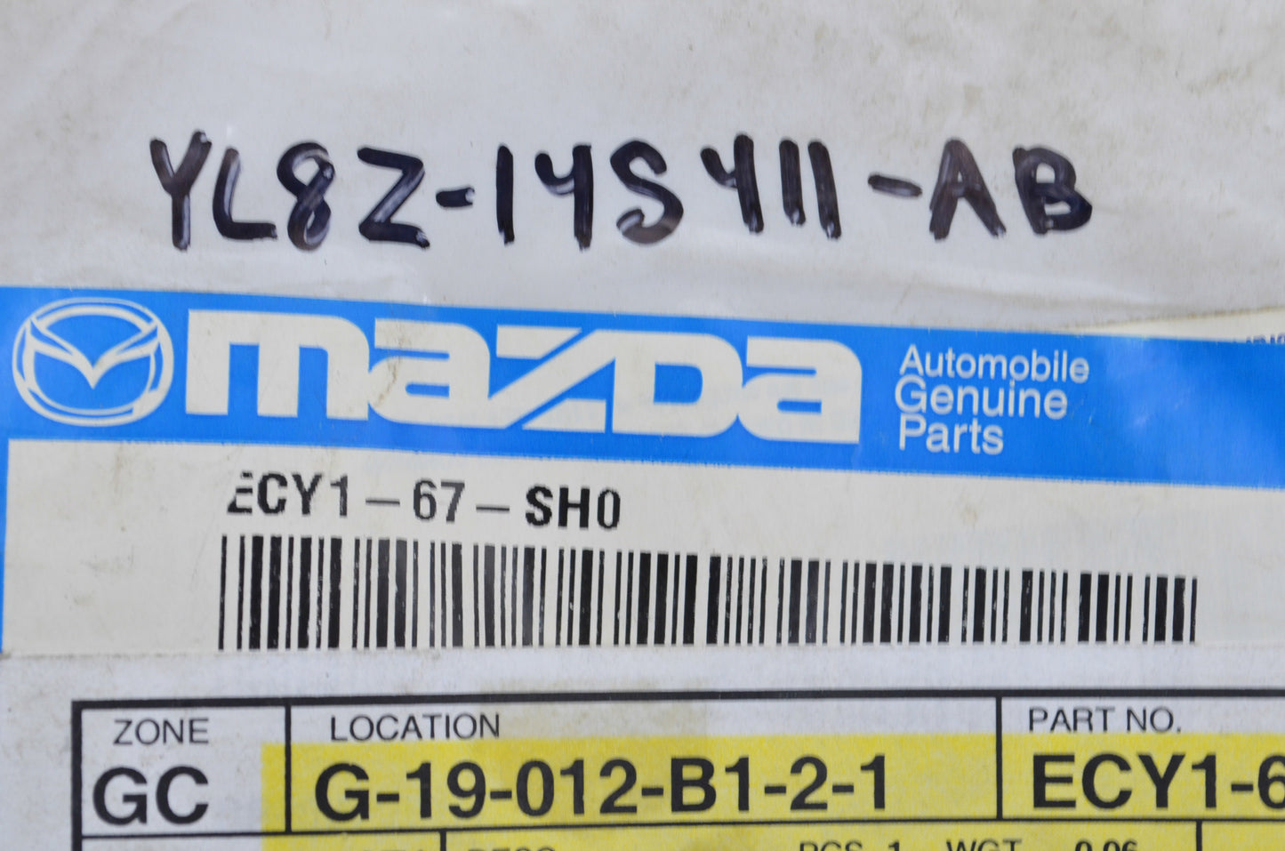 OEM Mazda YL8Z-14S411-AB, ECY1-67-SH0 Wire Harness Plug Pigtail Kit NOS