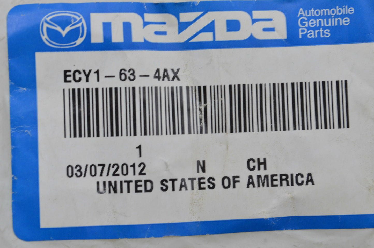 New OEM Mazda Tailgate Handle Kit NOS