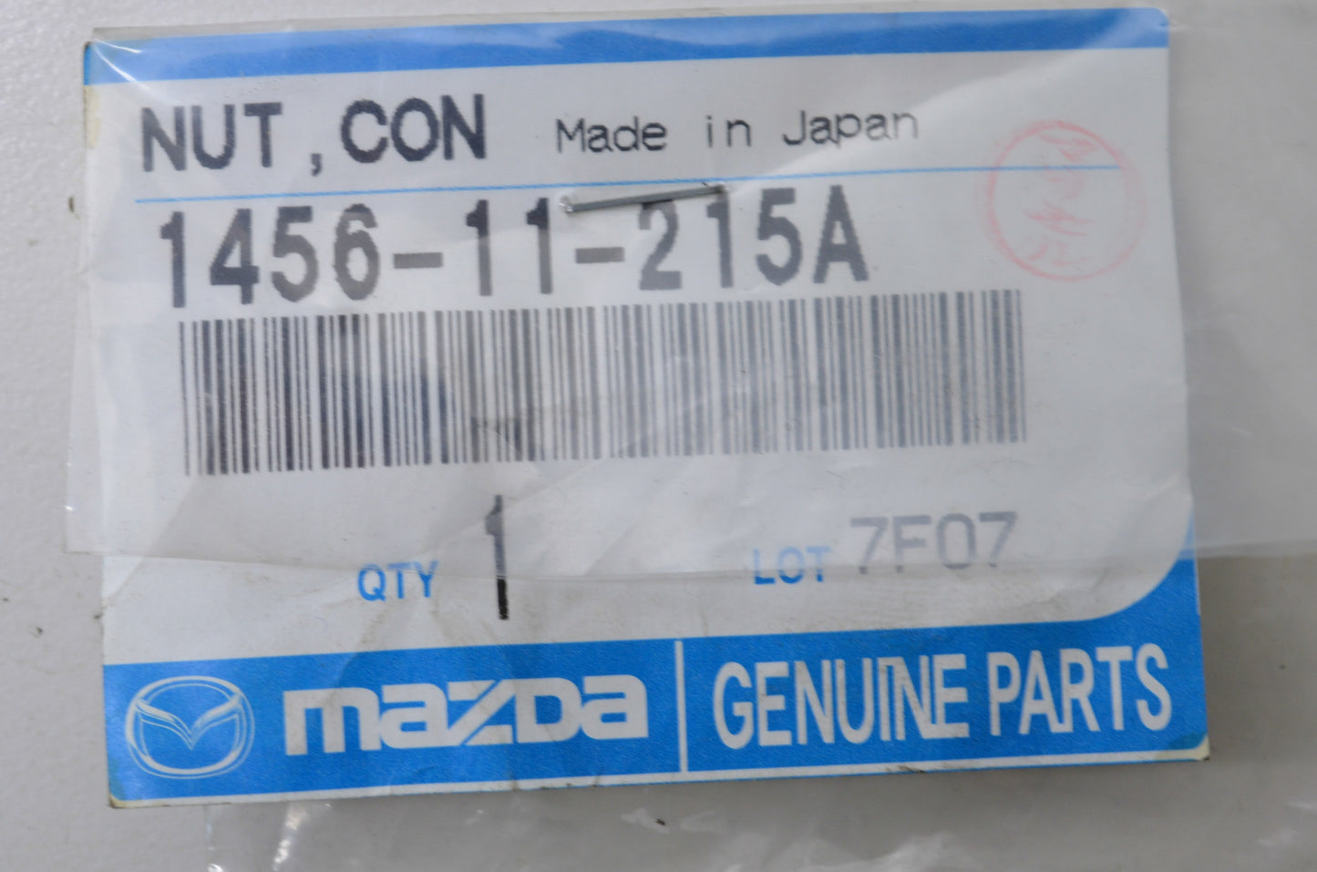 OEM Mazda 1456-11-215A Nut NOS