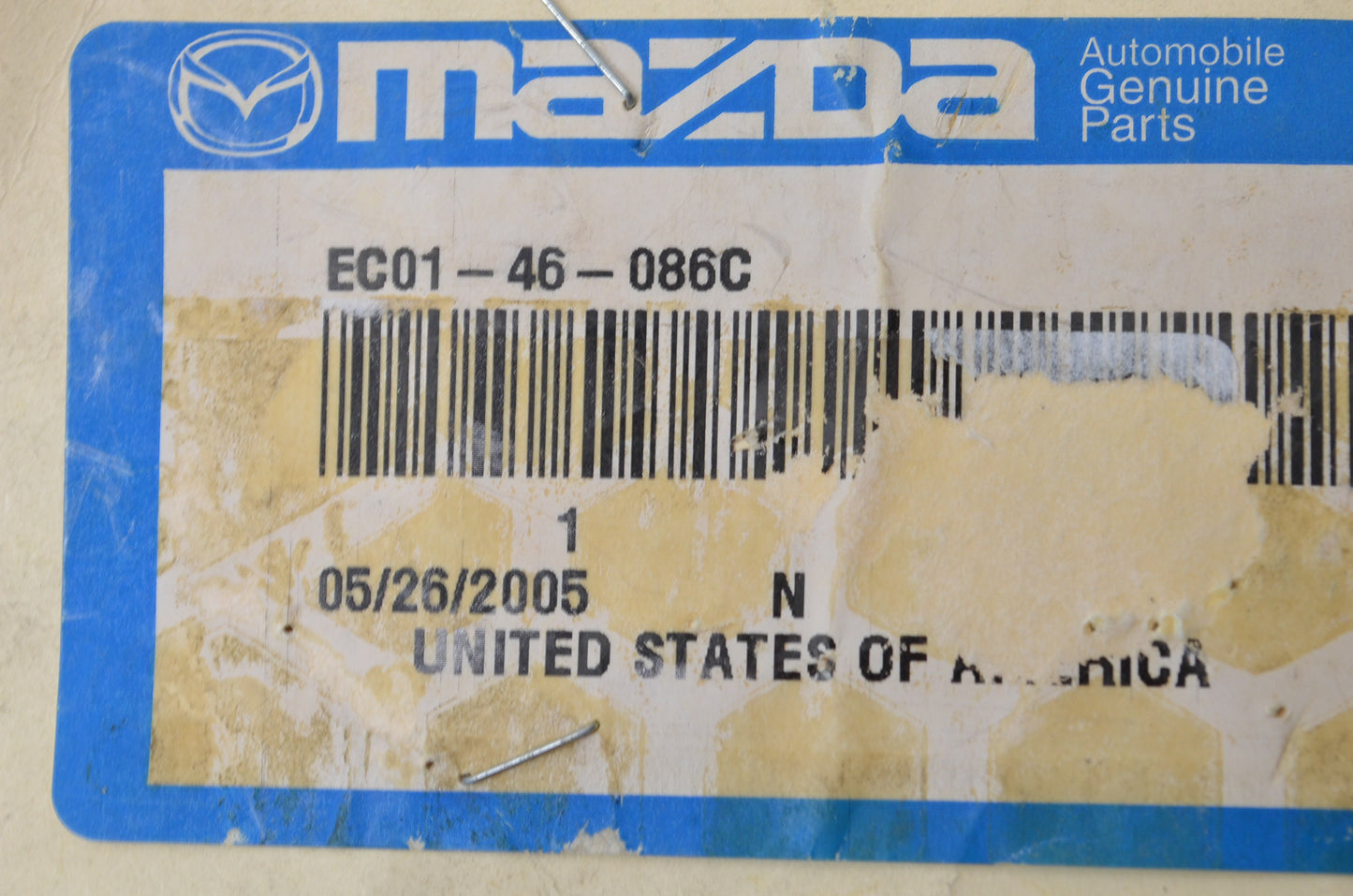 OEM Ford YL8Z-7B229-AA, EC01-46-086C Mazda Cable Bracket NOS