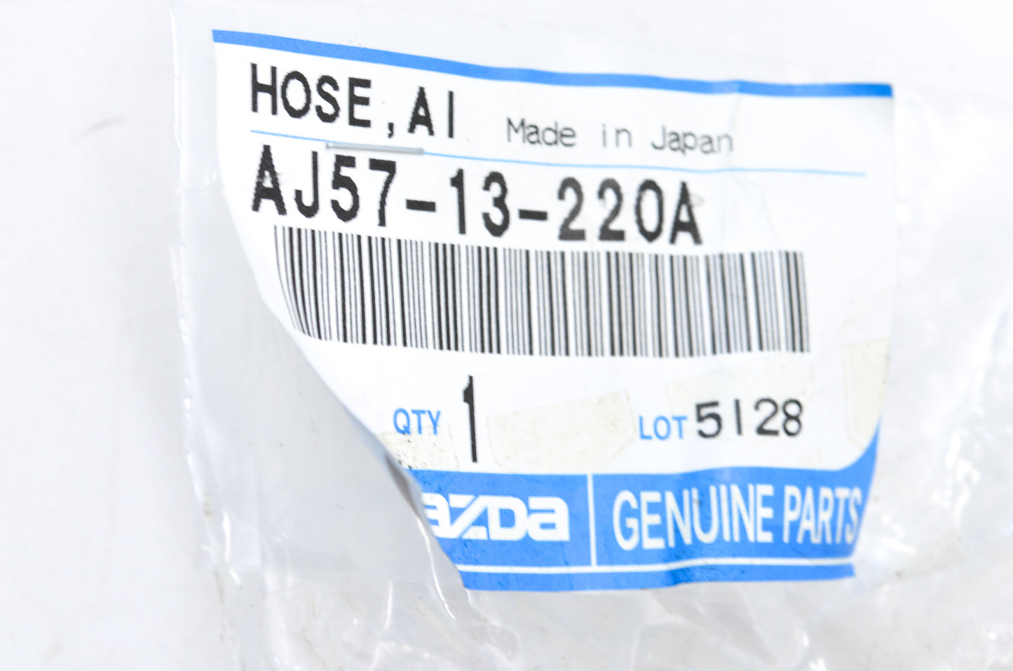 OEM Mazda AJ57-13-220A Air Intake Hose NOS