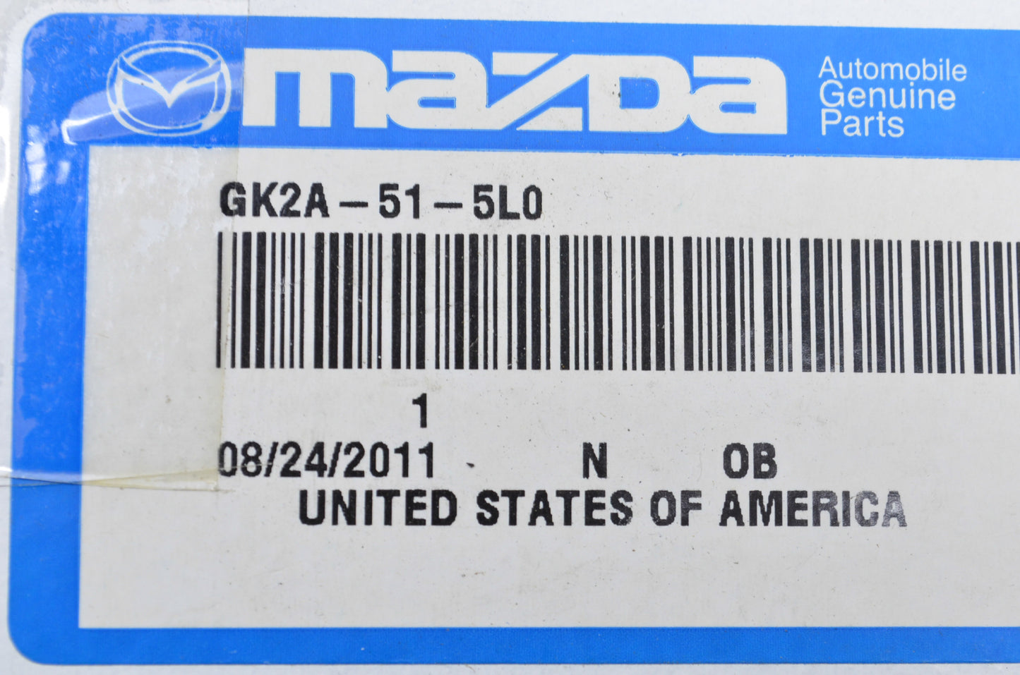 New OEM Mazda Rear Bumper Reflector NOS