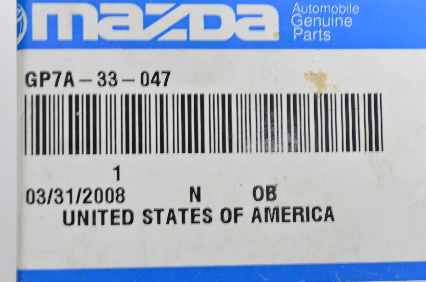 OEM Mazda GP74-33-047 Wheel Bearing NOS