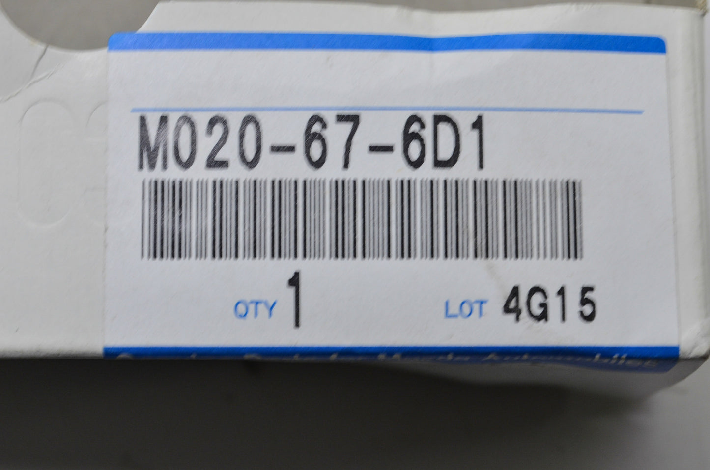 OEM Mazda M020-67-6D1 Interlock Resistor NOS