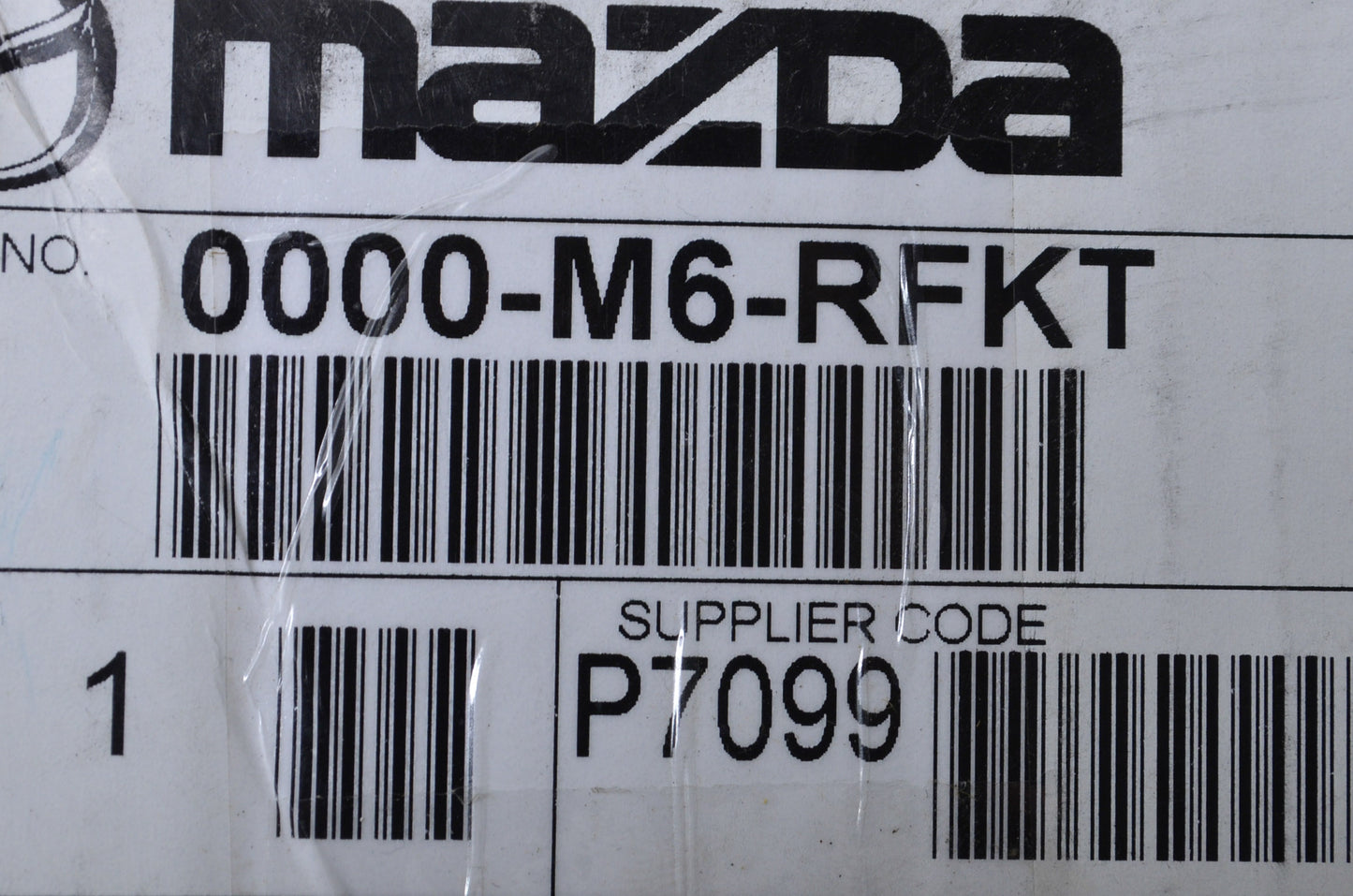 OEM Mazda 0000-M6-RFKT Door Sash Refill Kit NOS