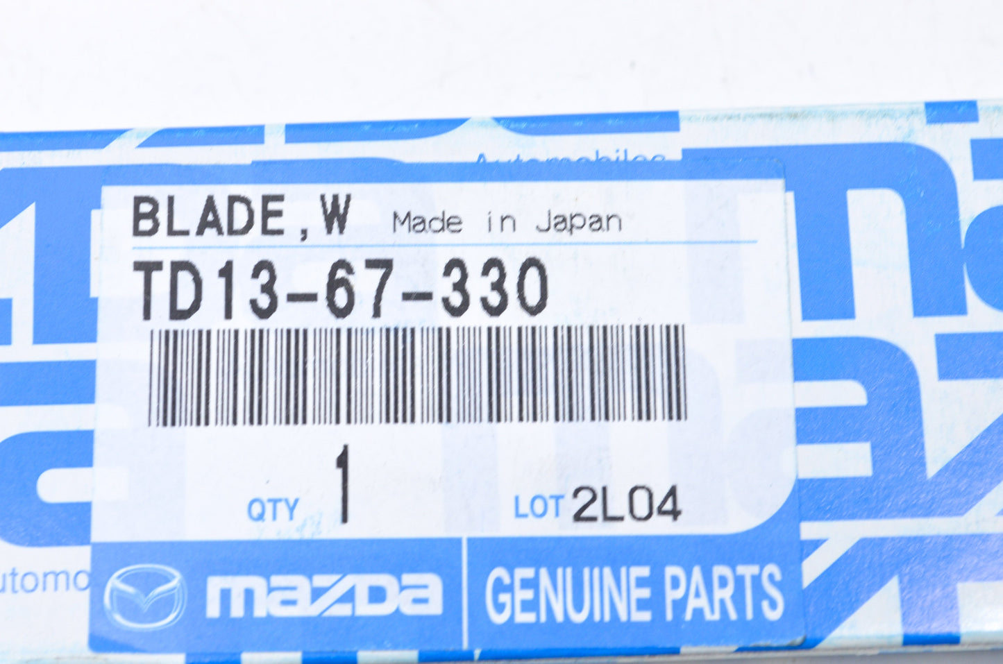 New OEM Mazda Windshield Wiper Blade NOS