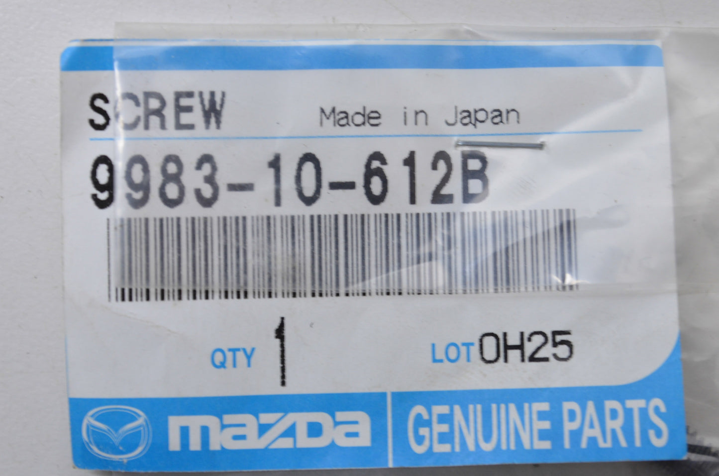 OEM Mazda 9983-10-612B Screw NOS