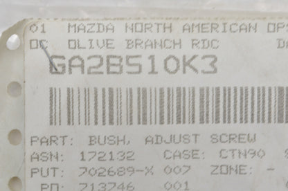 OEM Mazda GA2B-51-0K3 Adjustment Screw Bushing NOS