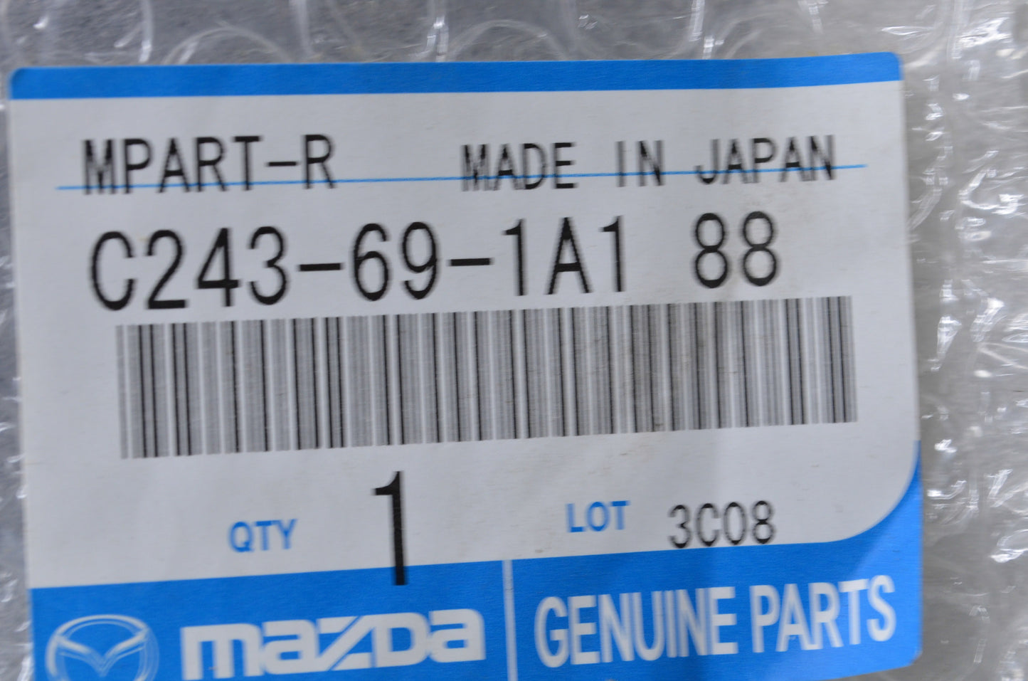 OEM Mazda C243-69-1A1-88 Mirror Housing NOS