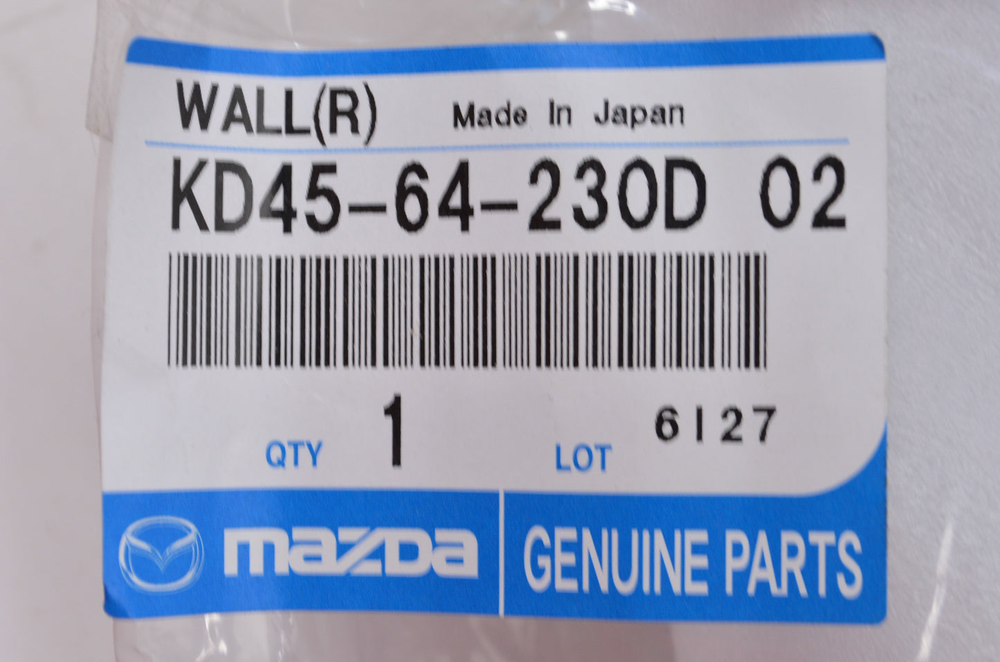 New OEM Mazda Front Right Console Panel NOS
