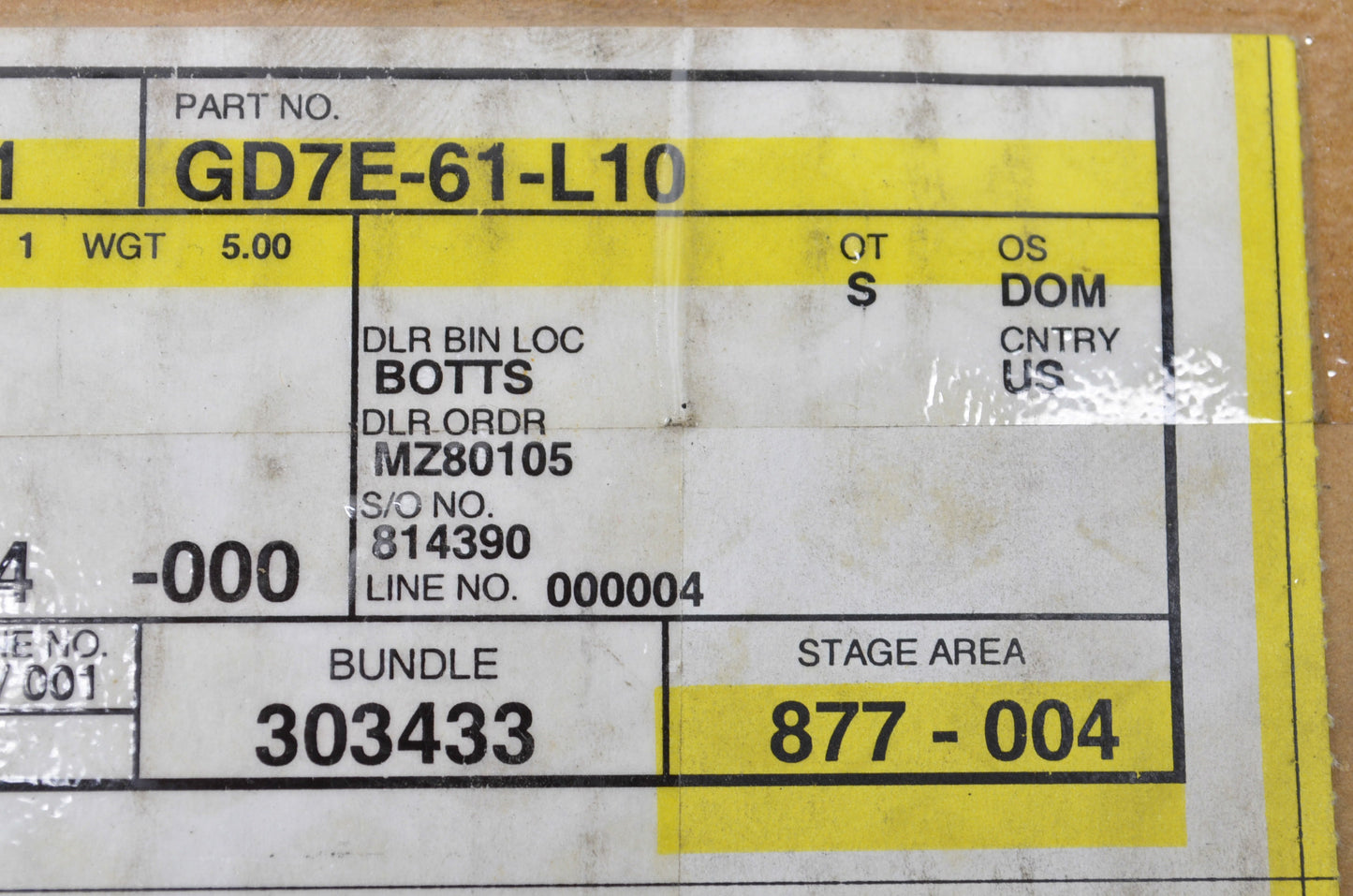 OEM Mazda GD7E-61-L10 Magnet Clutch NOS