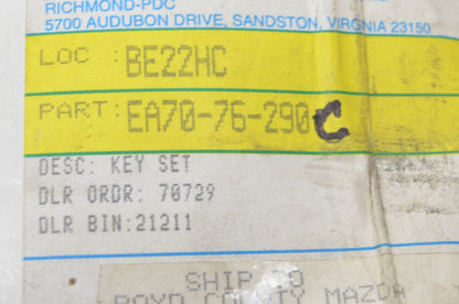 OEM Mazda EA70-76-290C Ignition Switch Kit NOS