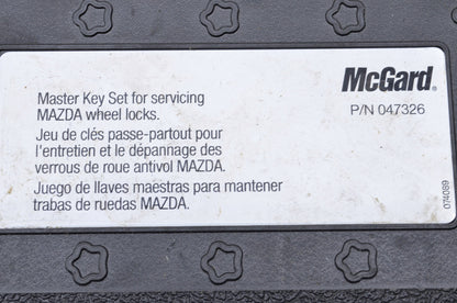 Mazda Wheel Lock Master Key Kit NOS