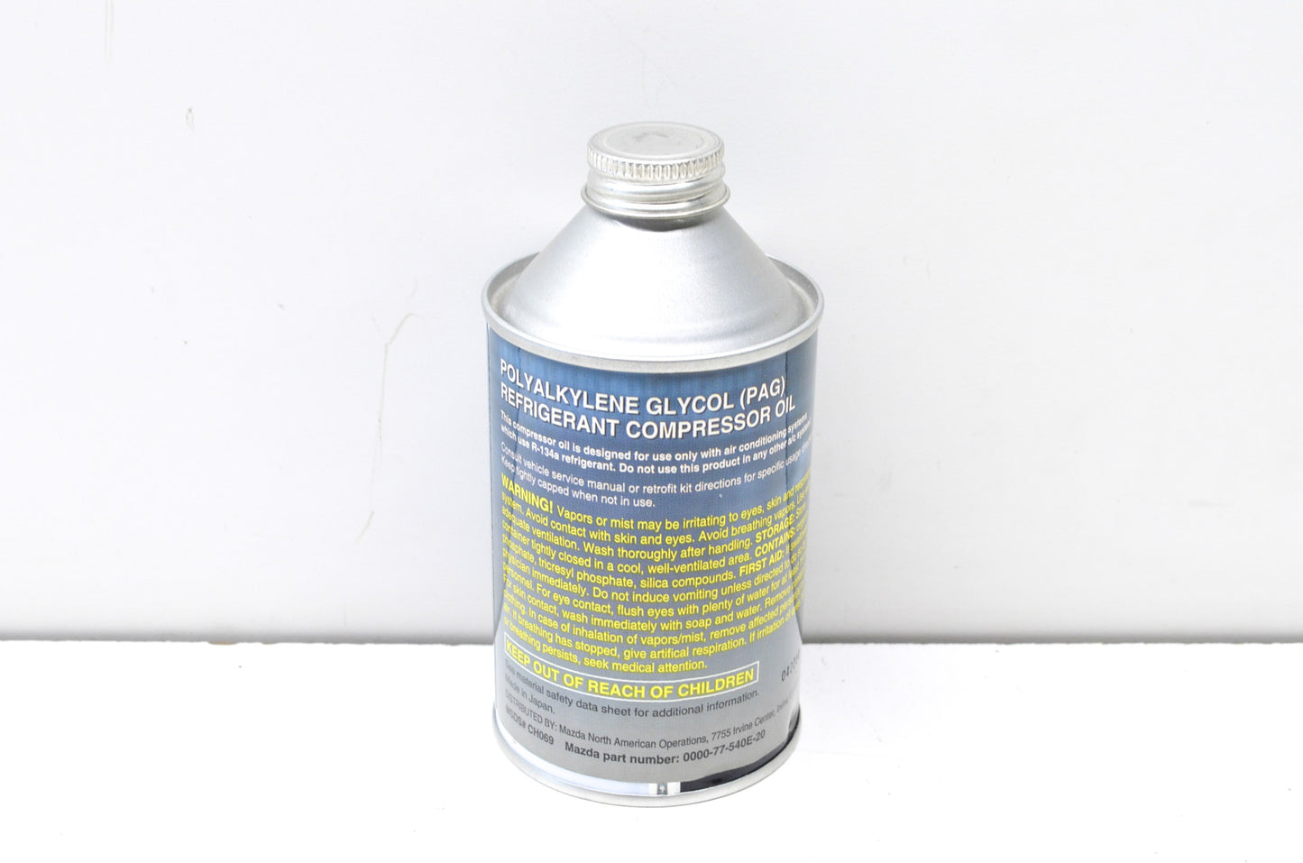 OEM Mazda 0000-77-540E-20 PAG Refrigerant Compressor Oil 7 Oz NOS