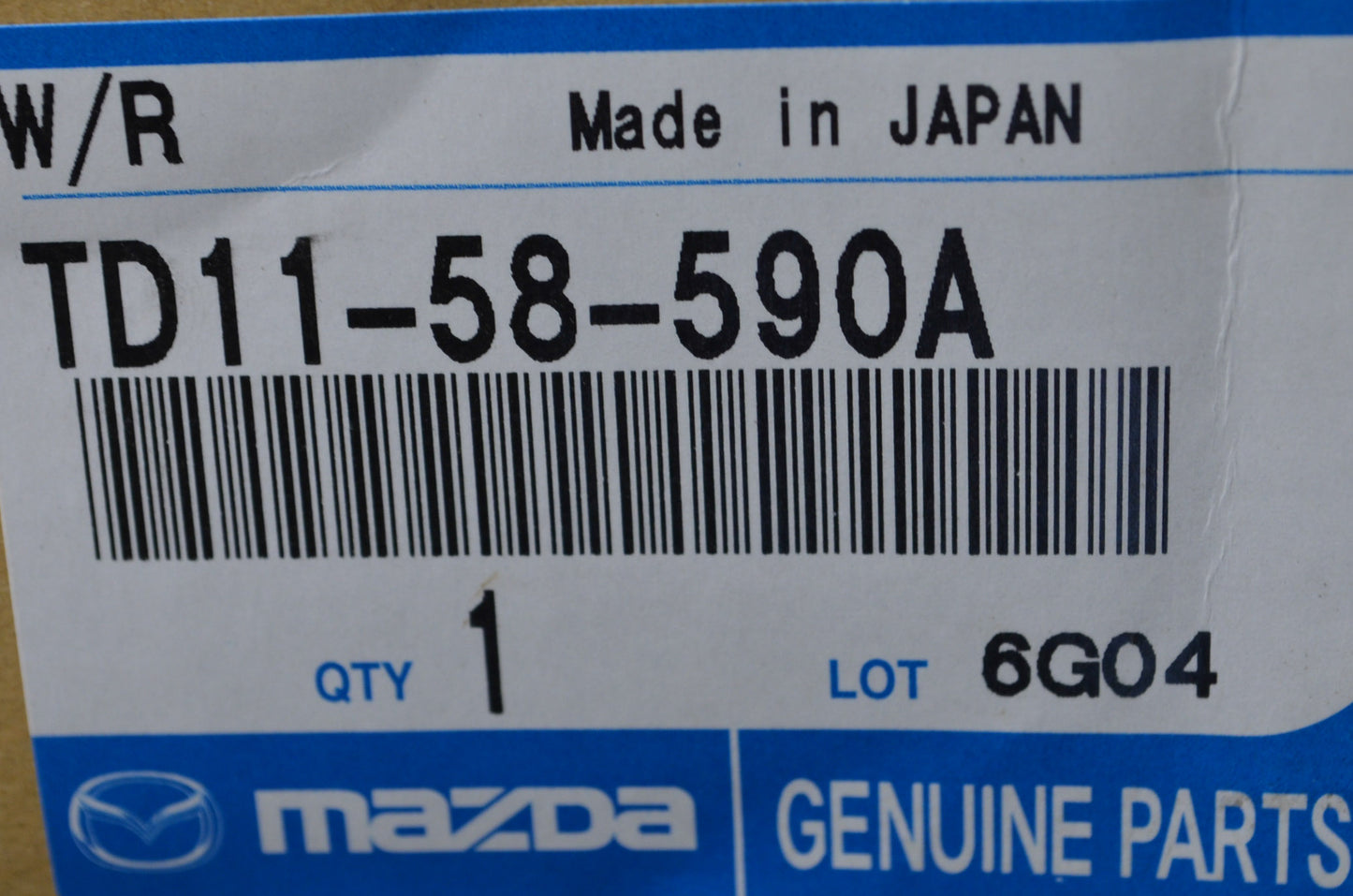 New OEM Mazda Front Passenger Window Regulator Kit NOS