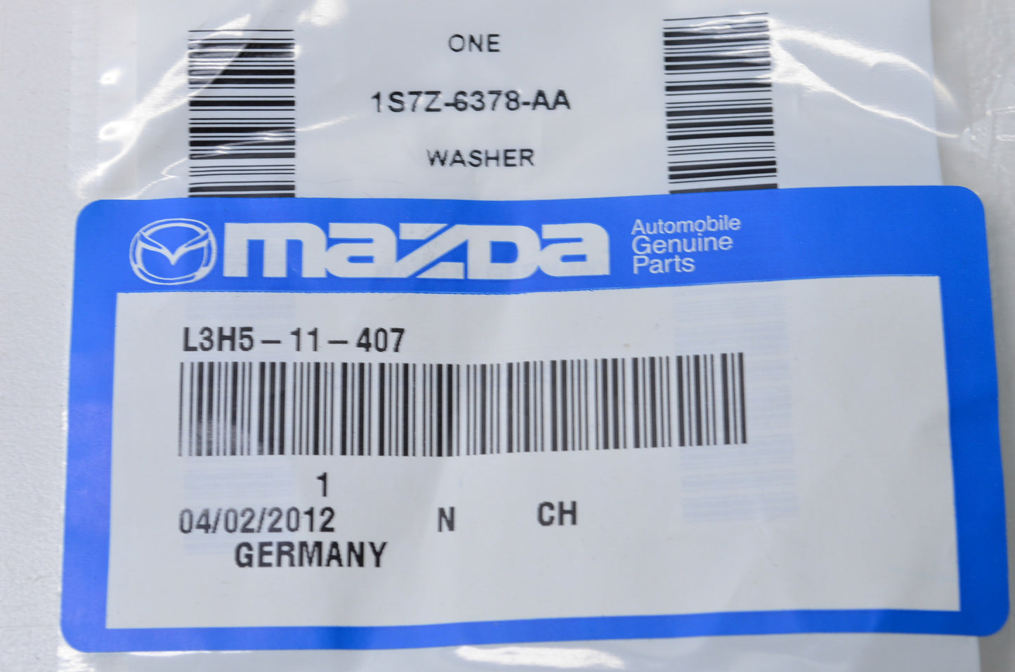 New OEM Ford 1S7Z-6378-AA Crankshaft Pulley Washer NOS