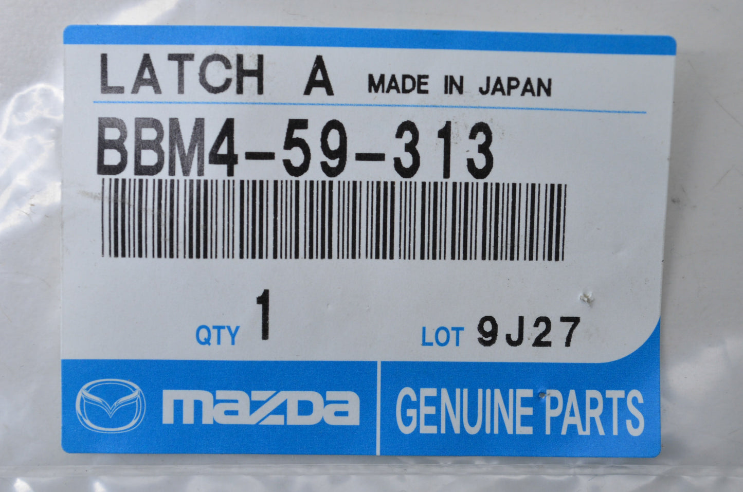 OEM Mazda BBM4-59-313 Door Lock Latch Spring NOS