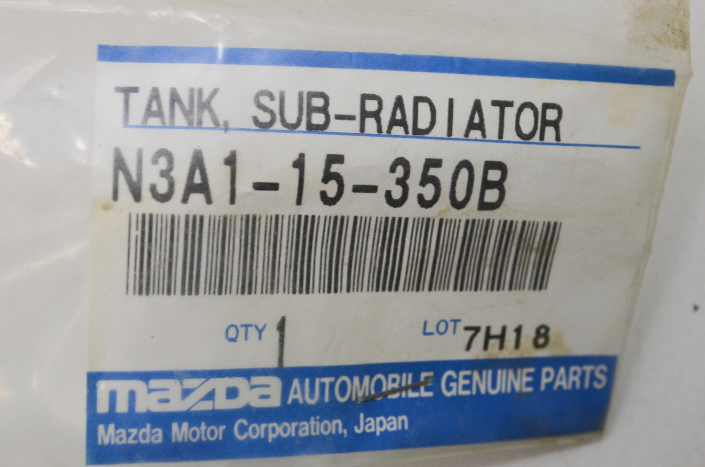 New OEM Mazda Radiator Coolant Tank NOS