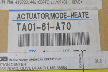 OEM Mazda TA01-61-A70 Actuator NOS