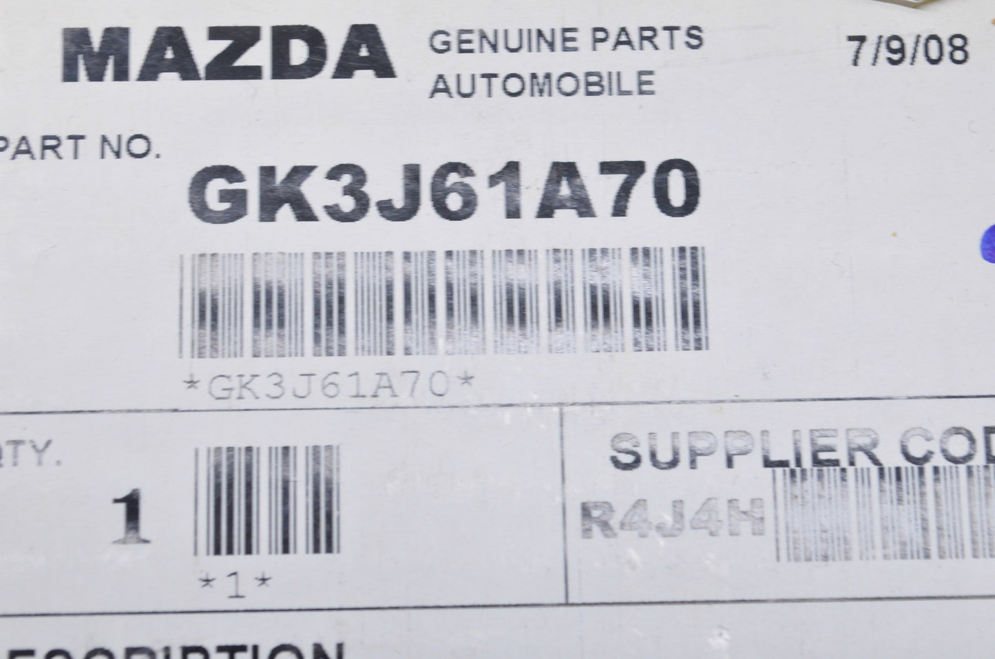 New OEM Mazda Actuator NOS