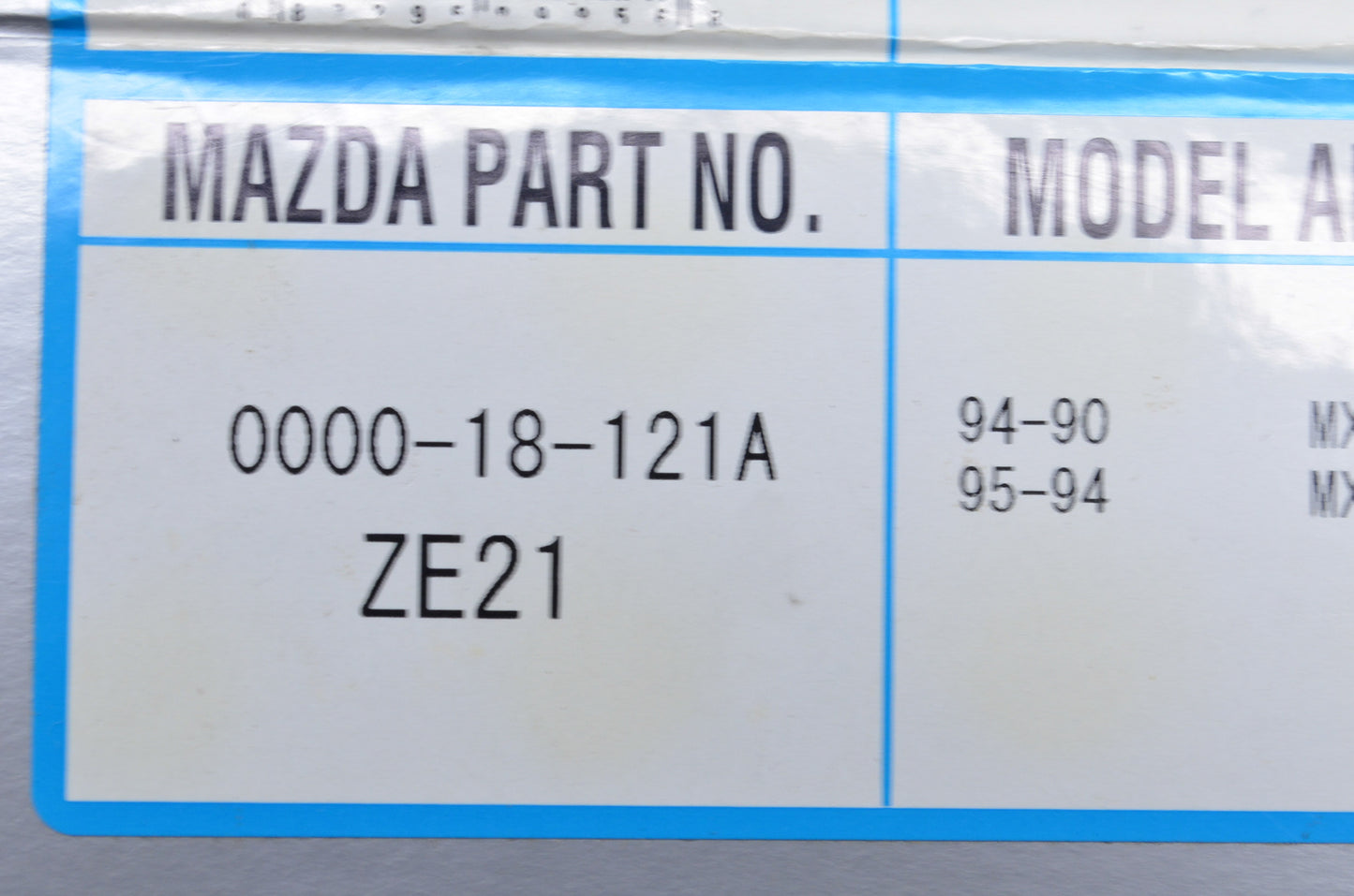 New OEM Mazda Plug Wire Kit NOS