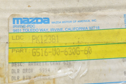 OEM Mazda G516-V0-630G-60 Gray Armrest NOS