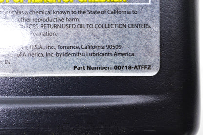 OEM Mazda 00718-ATFFZ Automatic Transmission Fluid Type ATF FZ 1 Quart NOS