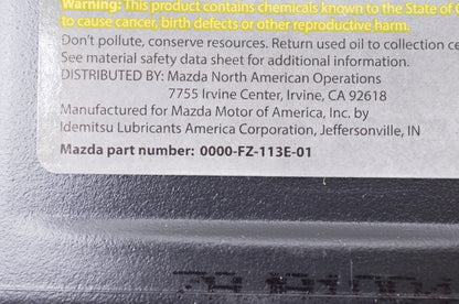New OEM Mazda Automatic Transmission Fluid Type FZ 1 Quart NOS