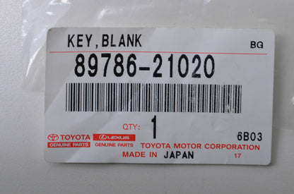 New OEM Toyota/Scion Blank Key NOS