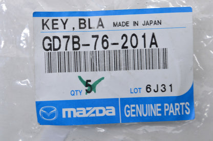 New OEM Mazda Primary Blank Key NOS