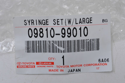 OEM Toyota 09810-99010 Syringe Kit NOS