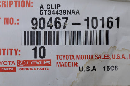 New OEM Toyota Clip QTY 10 NOS
