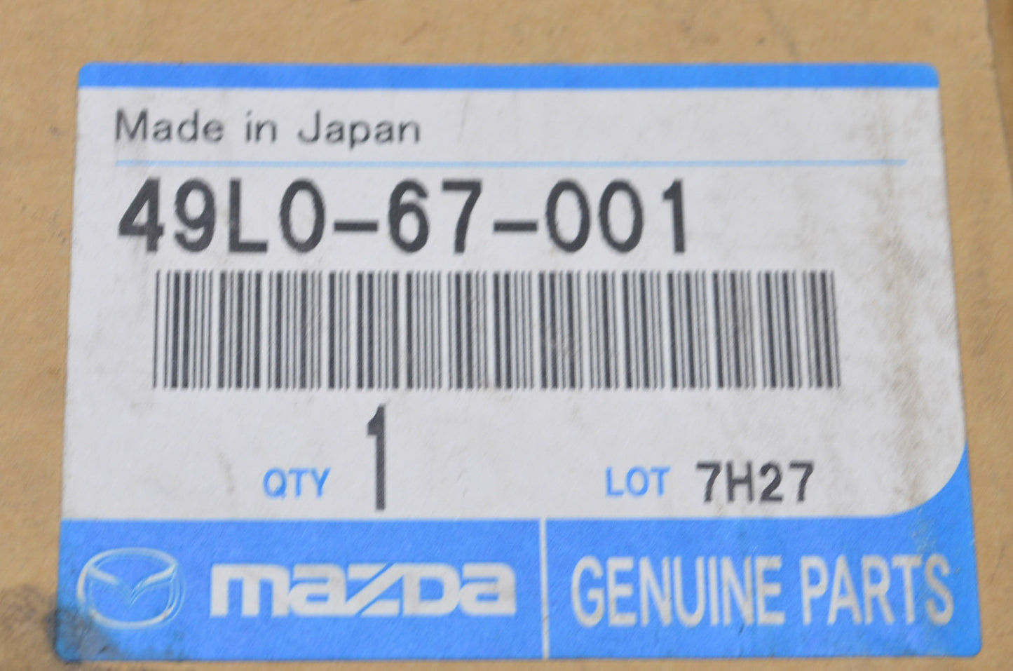 New OEM Mazda Reflector NOS