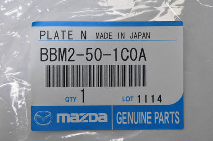 OEM Mazda BBM2-50-1C0A Front Bumper Plate NOS
